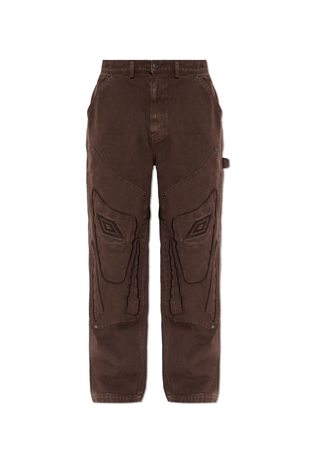 Jeans with stitching on the legs od Umbro