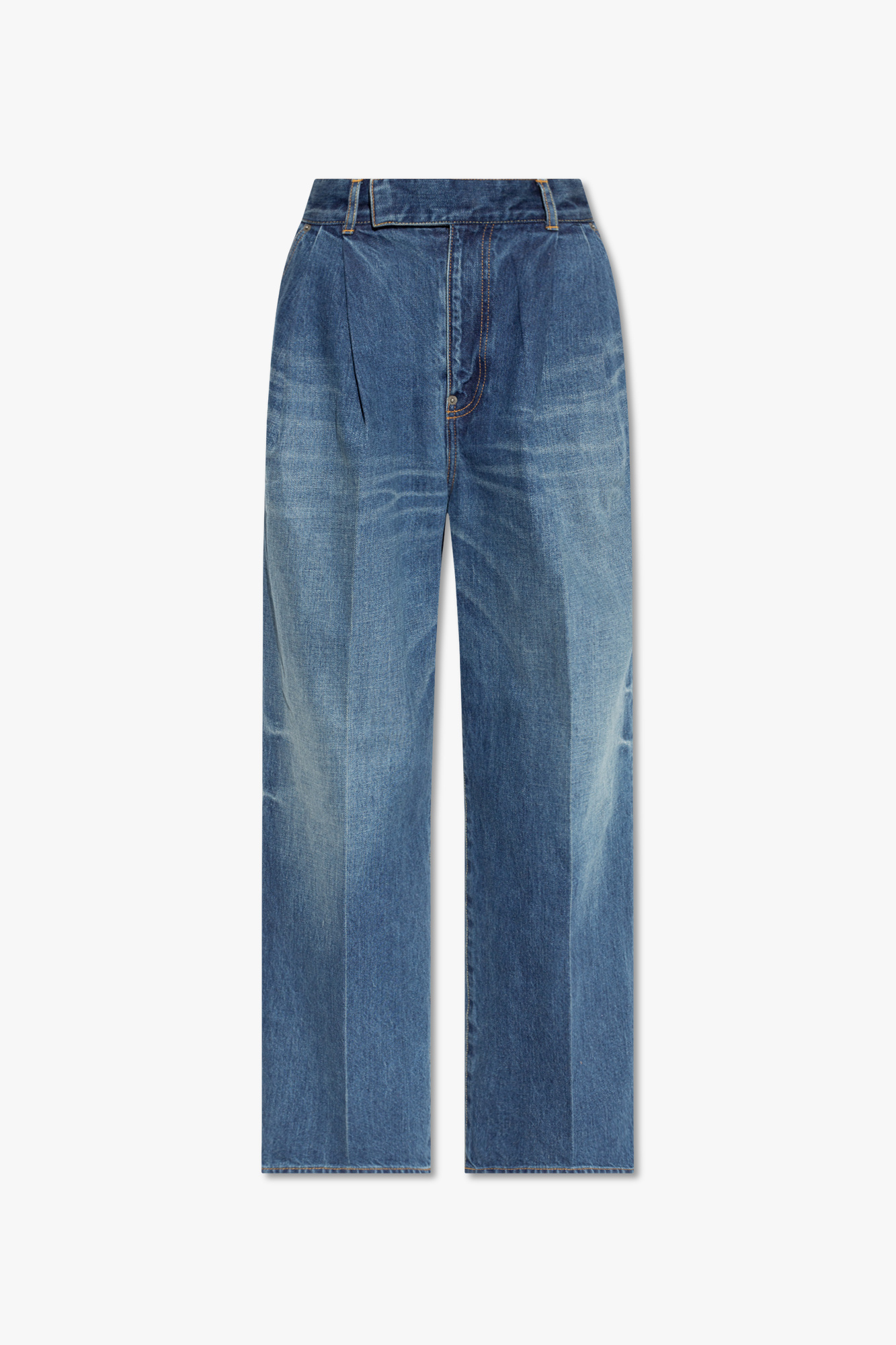 Blue ICON DENIM Sam distressed jean shorts Blau Undercover -  GenesinlifeShops Switzerland - Plus Side Stripe Leggings