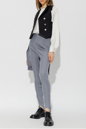 Trousers with decorative panel od Undercover