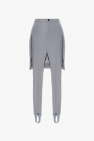 Undercover GREY Trousers with decorative panel