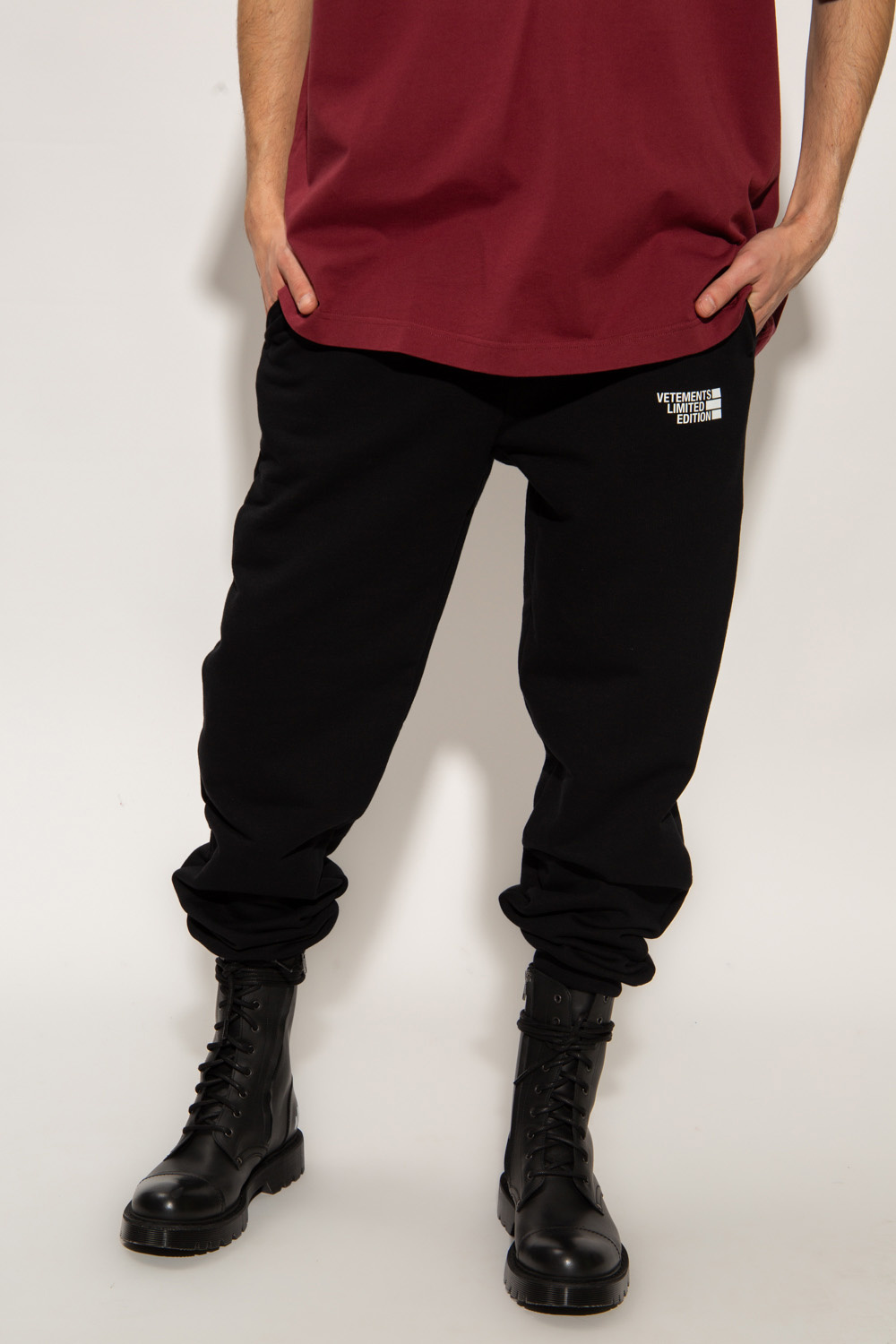 VETEMENTS Emporio Armani drawstring track pants