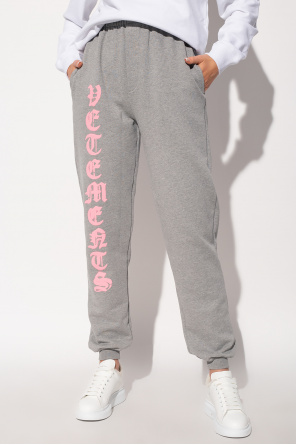 VETEMENTS Logo-printed sweatpants