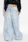 VETEMENTS BLUE Jeans with logo