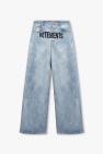 VETEMENTS BLUE Jeans with logo