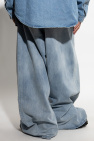 VETEMENTS BLUE Jeans with logo