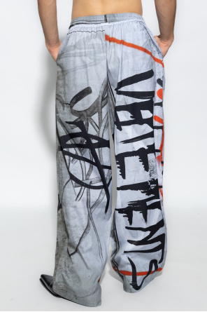 VETEMENTS Patterned With trousers