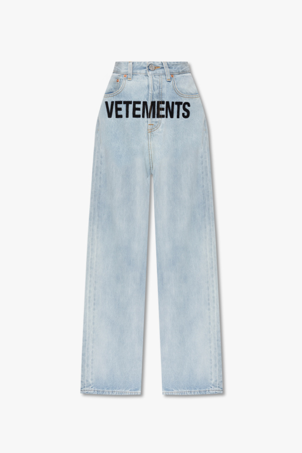 VETEMENTS combishort garcia jeans