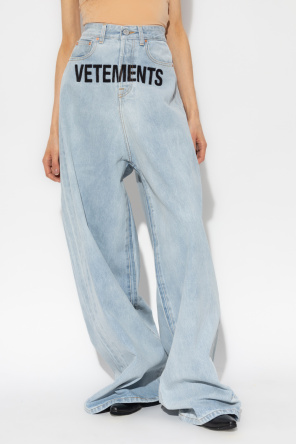 VETEMENTS combishort garcia jeans