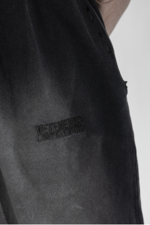 VETEMENTS Sweatpants with logo