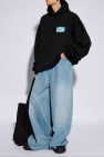 VETEMENTS BLUE Jeans with wide legs