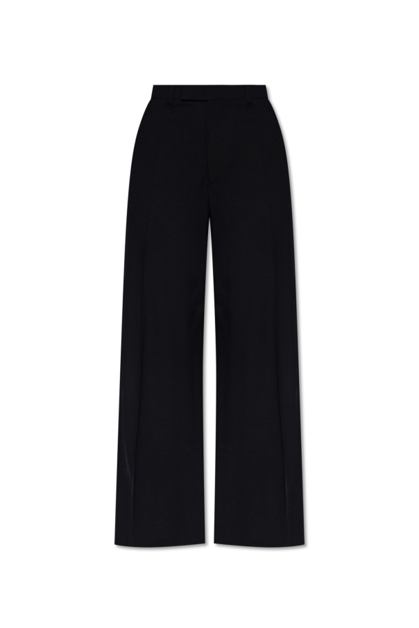 Wool pleat-front trousers Waisted od VETEMENTS
