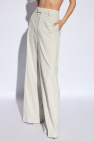 VETEMENTS GREY Oversize pleat-front trousers