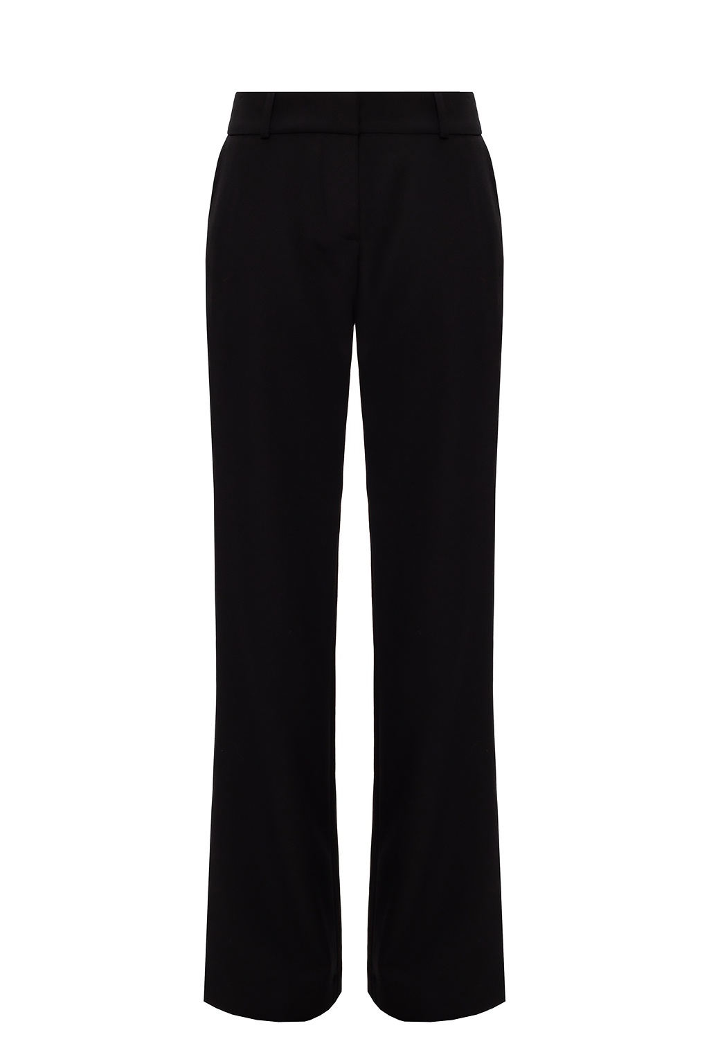 Balmain Wool pleat-front trousers