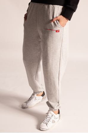 Diesel Logo-embroidered sweatpants