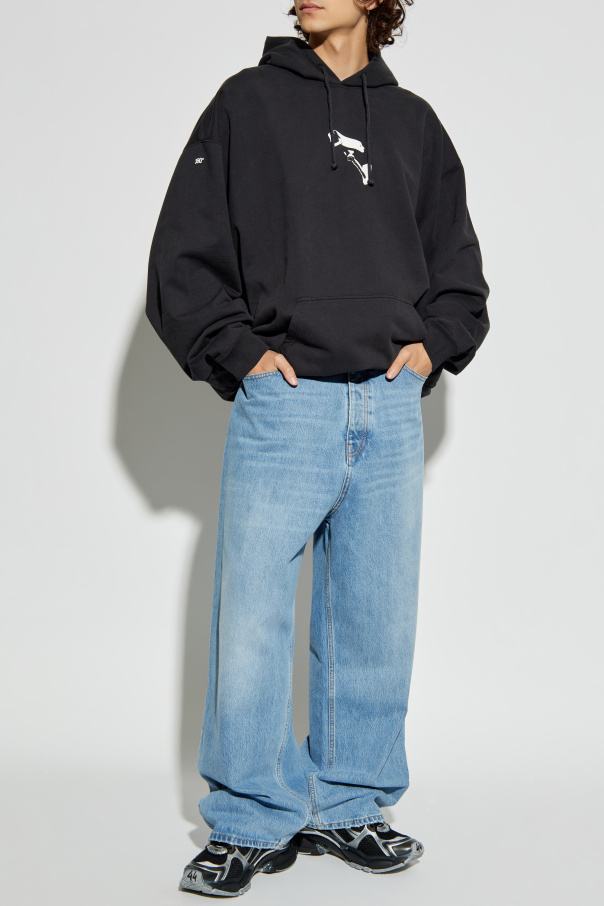 VETEMENTS Vaqueros con logo