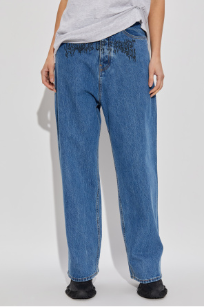 VETEMENTS Jeansy z logo