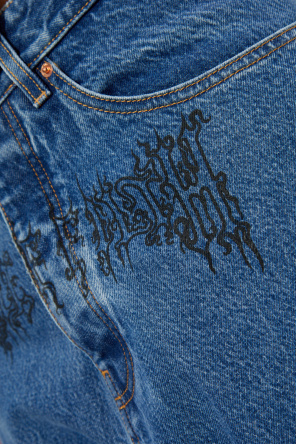 VETEMENTS Jeansy z logo