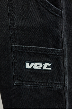 VETEMENTS Vaqueros con logo