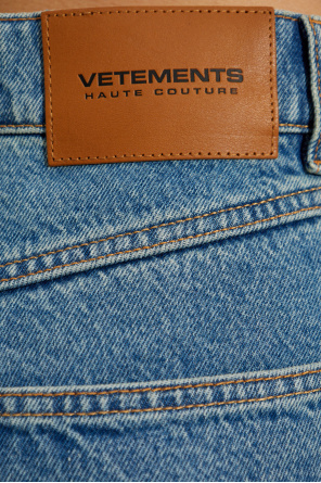 VETEMENTS Jeans with logo