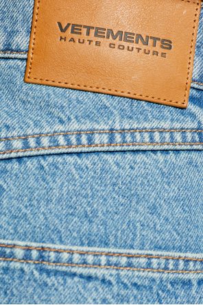 VETEMENTS Vaqueros con logo