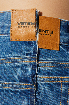 VETEMENTS Vaqueros con logo
