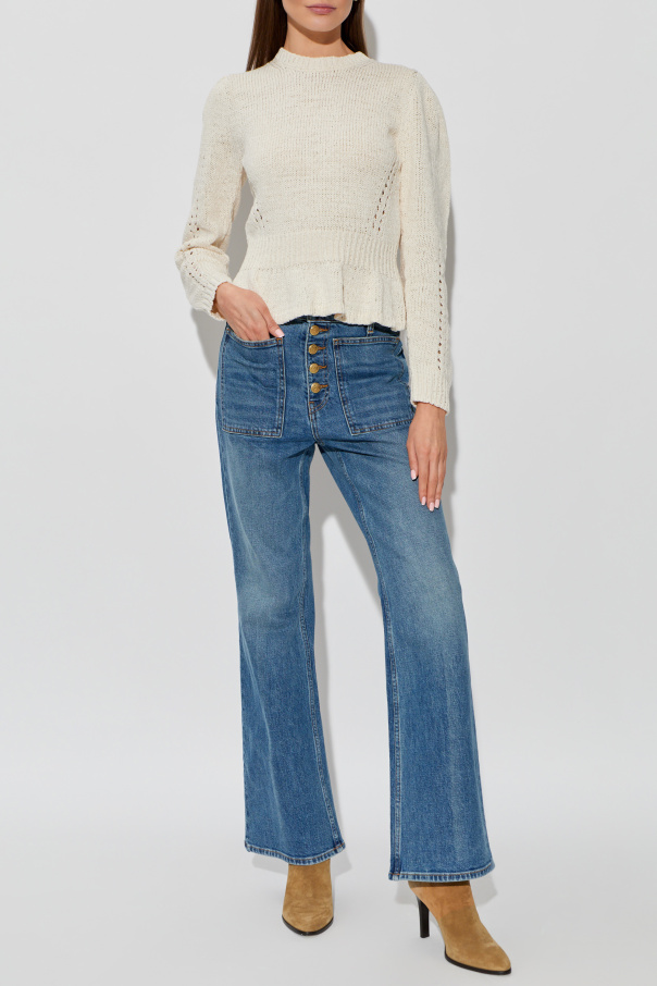 Ulla Johnson „Lou“-Jeans im Flare-Stil