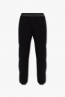 John Richmond BLACK Side-stripe sweatpants