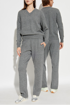 Wool trousers with straight-leg cut od ENTIRE STUDIOS