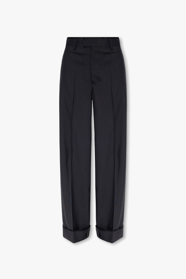 Undercover Wool pleat-front trousers