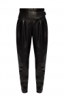 Red Valentino Leather trousers