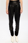 Red Valentino Leather trousers
