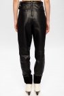 Red Valentino Leather trousers