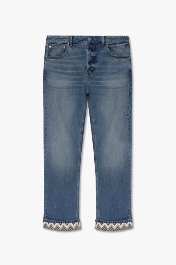Missoni Tommy Jeans Mom jeans i ljusblå tvätt med hög midja