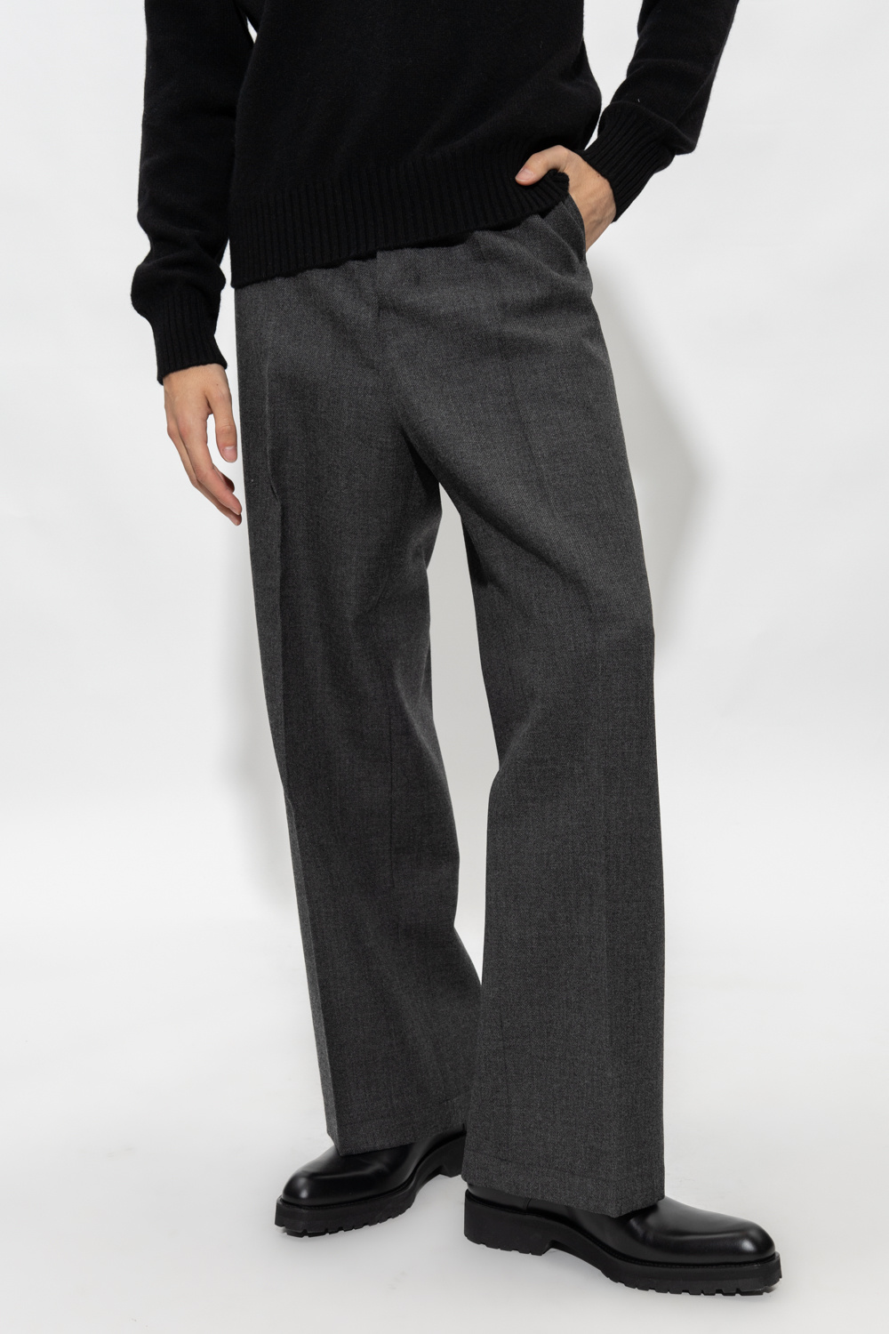 Ami Alexandre Mattiussi Pleat-front trousers