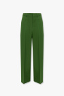 Ami Alexandre Mattiussi Wool pleat-front trousers