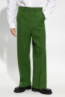 Ami Alexandre Mattiussi Wool pleat-front trousers