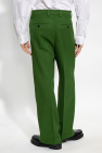 Ami Alexandre Mattiussi Wool pleat-front trousers