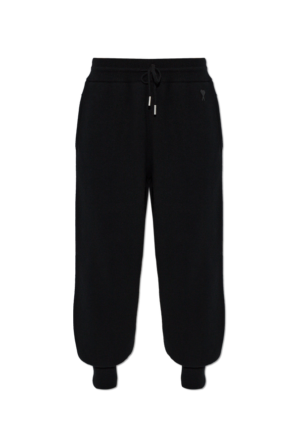 Sweatpants with appliqué logo od Ami Alexandre Mattiussi