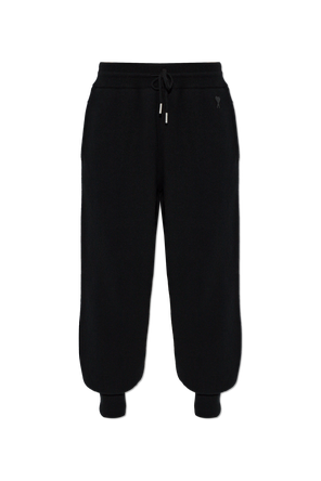 Sweatpants with appliqué logo