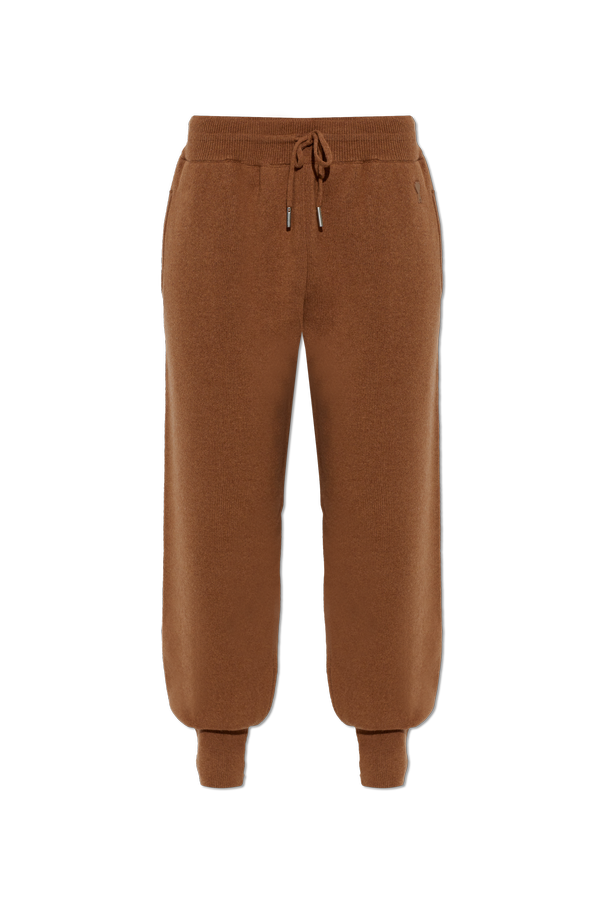 Drawstring track trousers with logo patch od Ami Alexandre Mattiussi