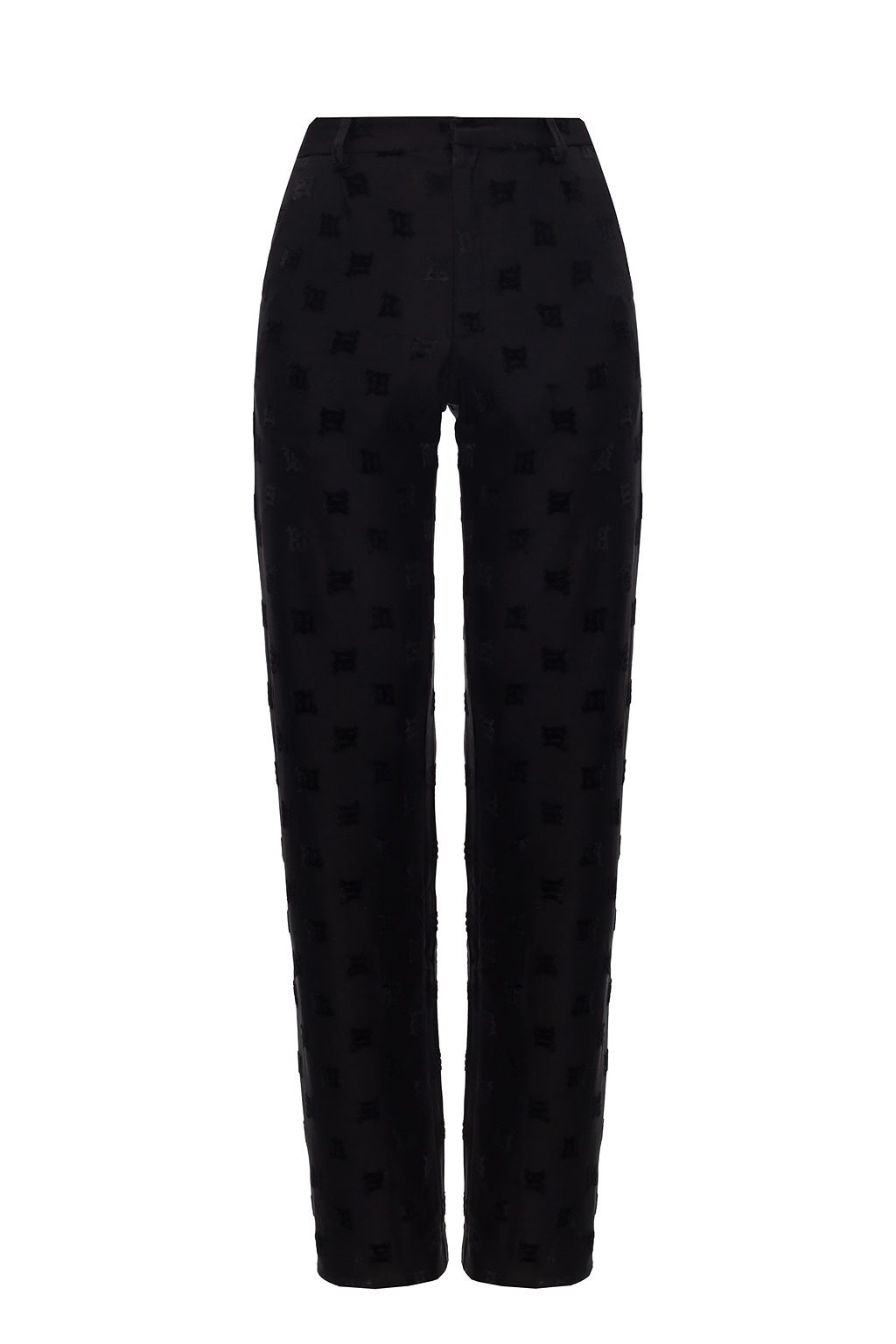 MISBHV Black Monogram Trousers