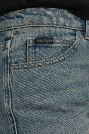 Courrèges Jeans mit Taschen