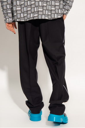 VTMNTS Pleat-front tapered trousers