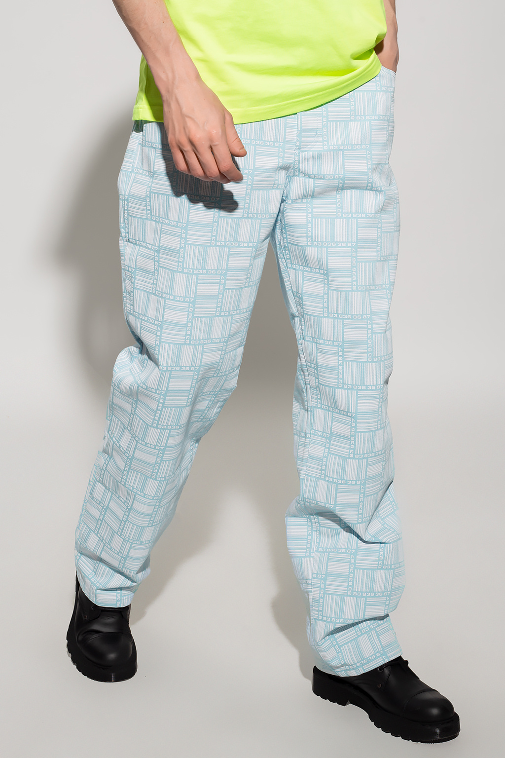 VTMNTS Patterned loose-fitting jeans