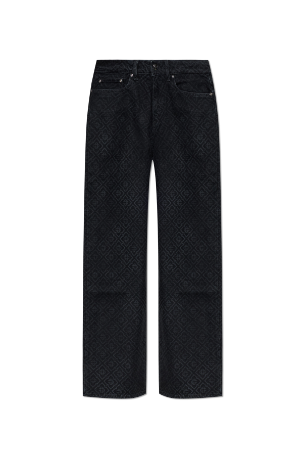 Jeans with monogram od Casablanca