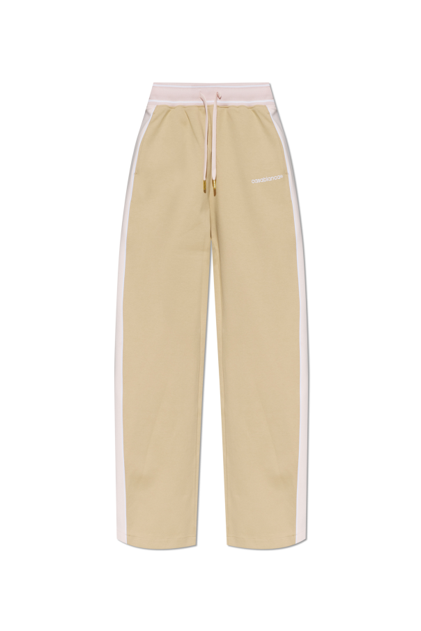 Sweatpants with straight-leg trousers od Casablanca