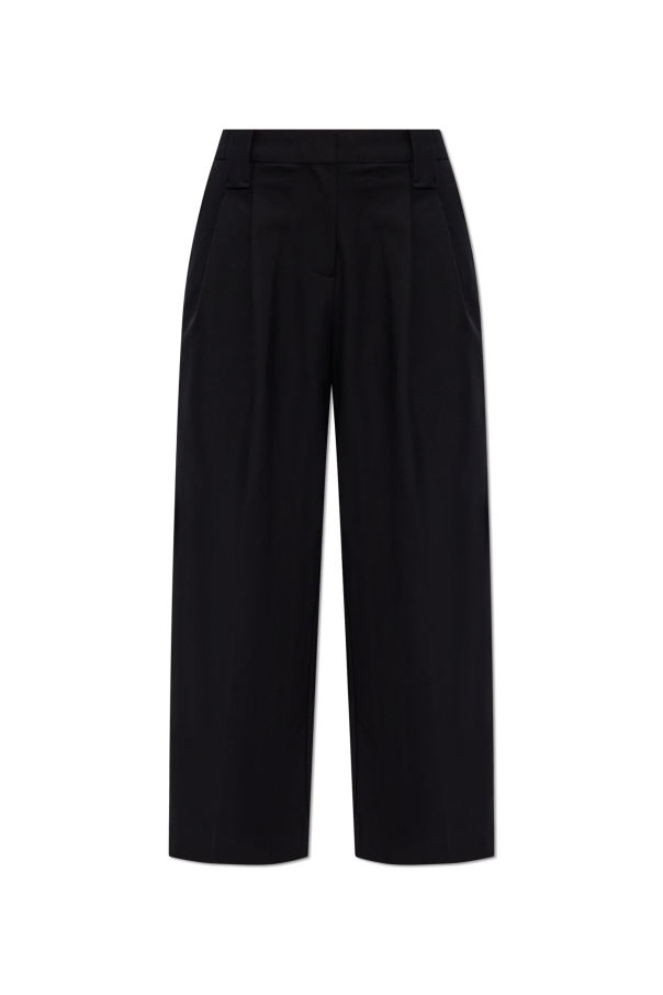 Ganni Hosen mit weiten Beinen