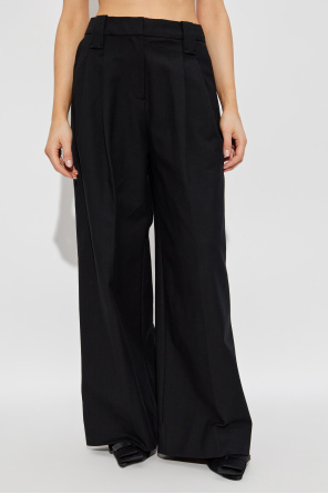 Ganni Hosen mit weiten Beinen