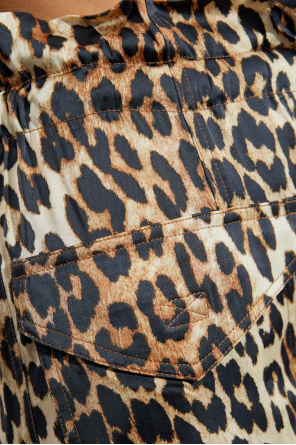 Ganni Animal print pants