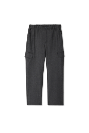 Woolen cargo pants